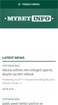 Mobile Screenshot of mybetinfo.com